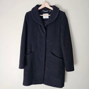 Aritzia Wilfred Cocoon Coat - Dark Charcoal - Sz XS